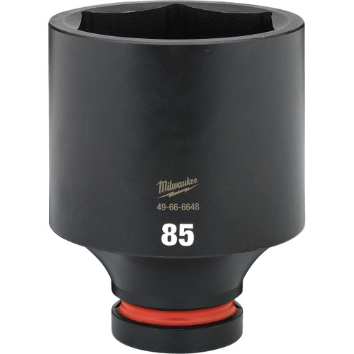 Milwaukee 49666648 - SHOCKWAVE 1" Drive 85mm Deep 6-Point Impact Socket