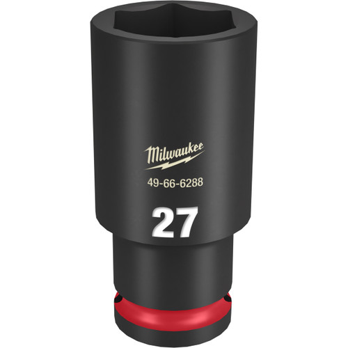 Milwaukee 49666288 - SHOCKWAVE 1/2" Drive 27mm Deep 6-Point Impact Socket
