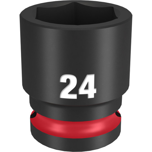 Milwaukee 49666256 - SHOCKWAVE 1/2" Drive 24mm Standard 6-Point Impact Socket
