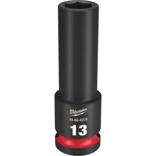 Milwaukee 49666274 - SHOCKWAVE 1/2" Drive 13mm Deep 6-Point Impact Socket