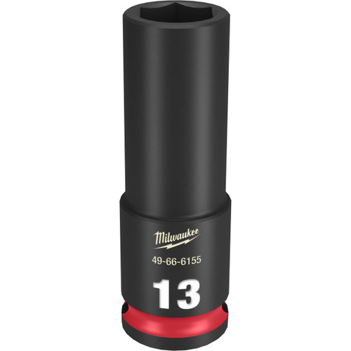 Milwaukee 49666155 - SHOCKWAVE 3/8" Drive 13mm Deep 6-Point Impact Socket