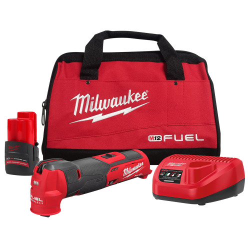 Milwaukee M12FMT201HB - 12V Brushless Multi-Tool Kit