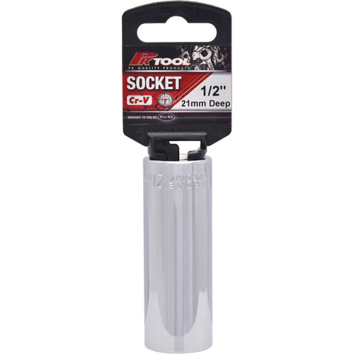 PKTool PTA01M21 - 21mm Deep Socket - 1/2" Drive