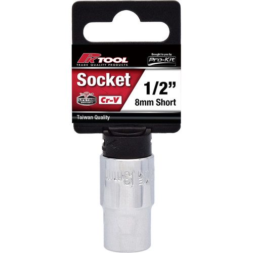 PKTool PT10613 - 13mm 6 Point Cr-V Regular Socket - 1/2" Drive