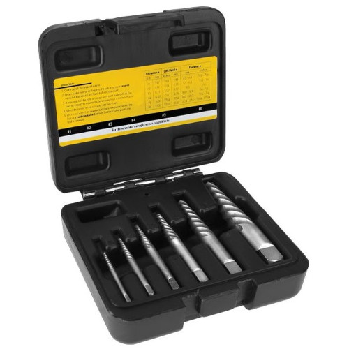Alpha 9SE-SET6 - Screw Extractor Set - No. 1-6 - 6 Piece