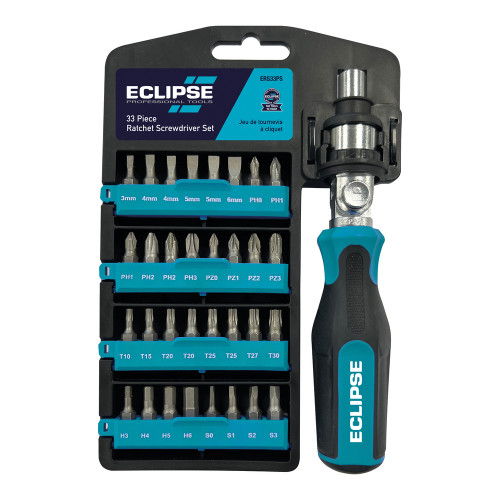 Eclipse EC-ERS33PS - Ratchet Screwdriver Set - 33 Piece