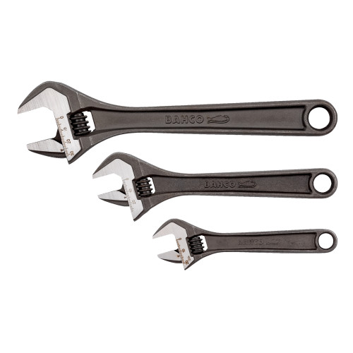 Bahco ADJUST 3 - 80 Series Central Nut Adjustable Wrench Set - 3 Piece