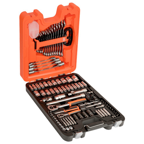 Bahco S87+7 - 1/4" & 1/2" Square Drive Socket & Combination Spanner Set
