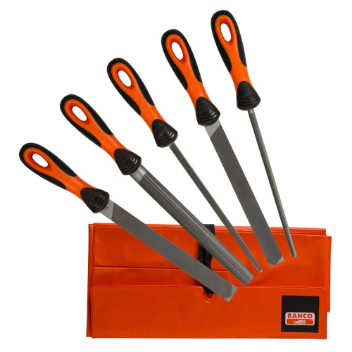 Bahco 1-478-08-5P-DISP - File Set - 5 Piece - 8" / 200mm