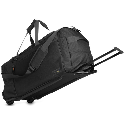 Rugged Xtremes RXES05C218WBK - Wheeled Gear Bag - Large Black Canvas 90L  750 x 360 x 360mm