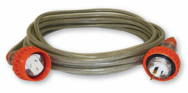 Amplec EL1015AMB66 - Braided Ext. Lead - 15AMP 10m Industrial Plug & Socket Australia