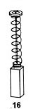 Asein 0157 - Carbon Brush Set Bosch 2604321913 Australia