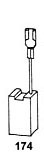 Asein 1128 - Carbon Brush Set Bosch 1607014171 Australia