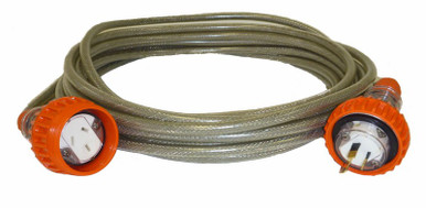Amplec EL1010AMB66 - IP66 Braided Extension Lead - 10m x 10 Amp Australia