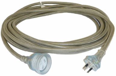 Amplec EL1010AMB - Braided Ext.lead - 10AMP 10m Moulded Plug & Socket Australia