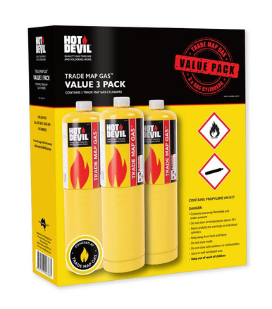Hot Devil HDTP - Trade Map Gas Value Pack - 3 Piece Australia