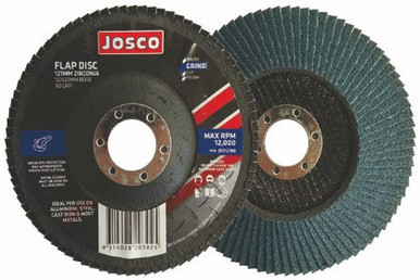 Josco JDZ10040 - Flap Disc 100mm 40G Zirconia Australia
