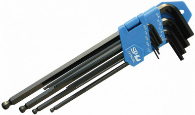 Sp 9 Key SP Tools SP34502 - Hex Key Set - 9 Piece SAE Ball Drive - Toolmart