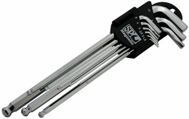 Sp 9 Key SP Tools SP34511 - Hex Key Set - 9 Piece Metric - Toolmart