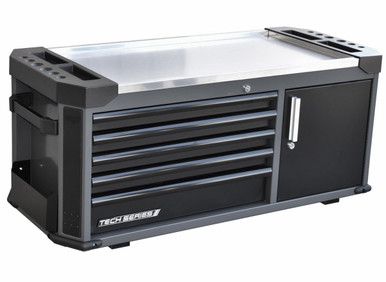 Sp Box SP Tools SP42345D - Tool Box - Tech Series - 5 Drawer with Cupboard ...