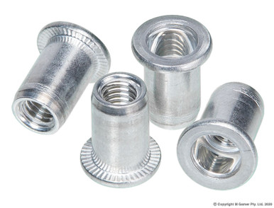 Geiger NM6RNA - Nutsert M6 Rivet Nut Aluminium - 50 Pack Australia