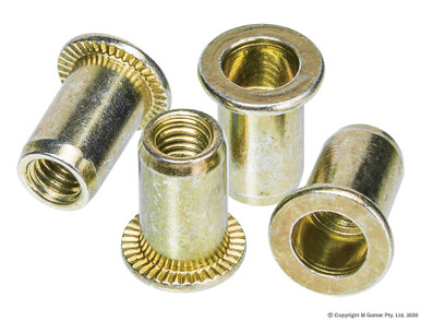 Geiger NM4PNS - Nutsert M4 Poly Nut Steel - 50 Pack Australia