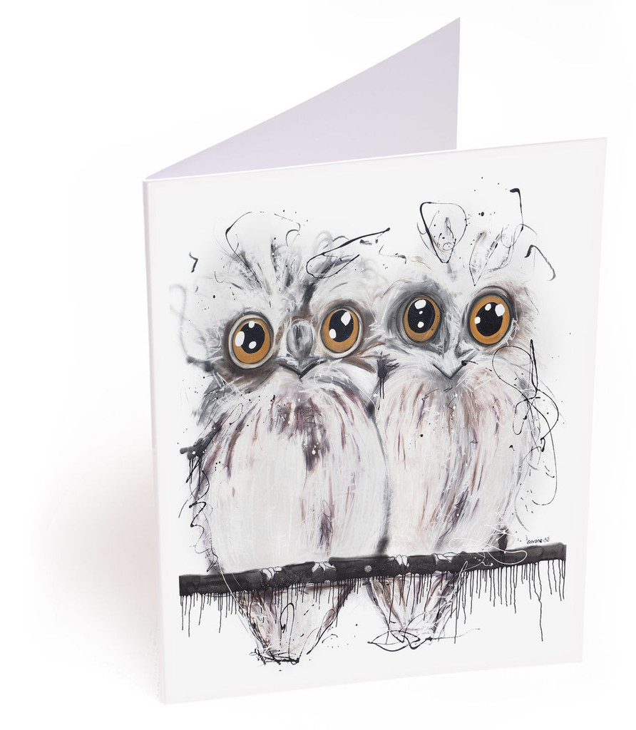Tawny Frogmouths Card