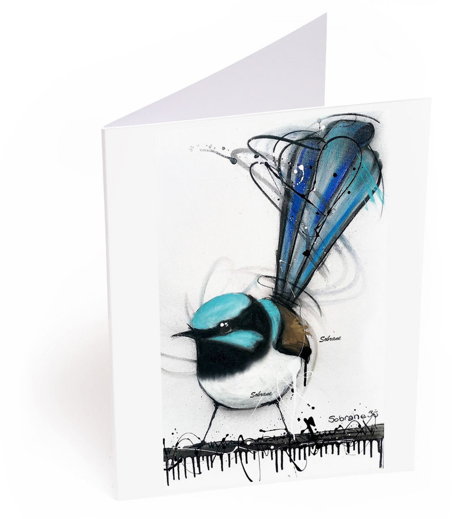 Superb Fairy Wren Card