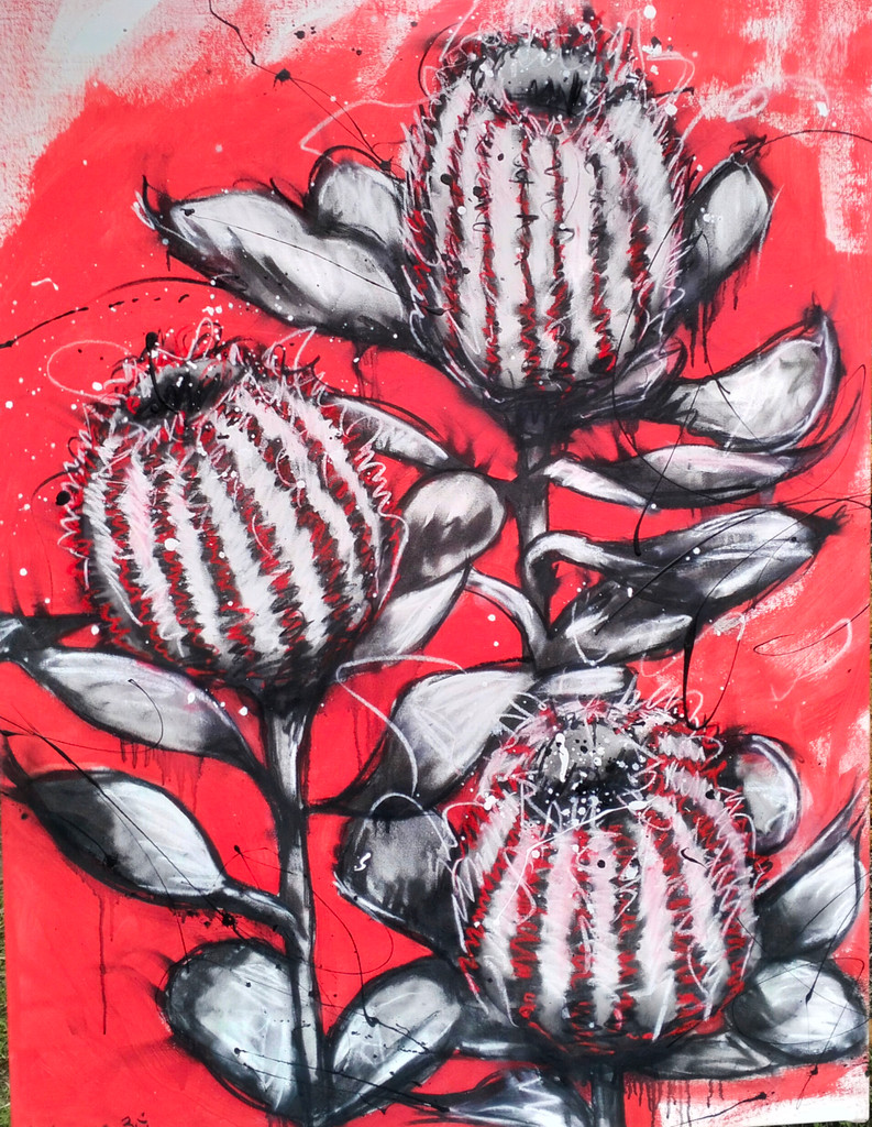 Scarlet Banksia Original