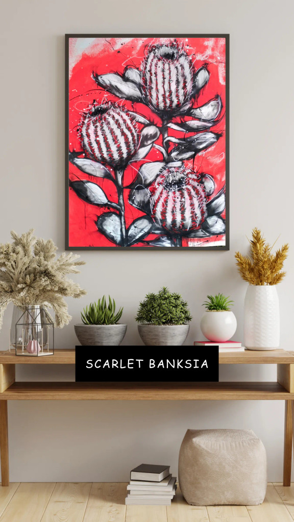 Scarlet Banksia Original