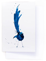 Splendid Blue Wren Card