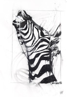Zebra Original
Original artwork completed in Pastels, spray-paint, charcoal and enamel. 
Artwork is on canvas and framed 
60 x 40 unframed- Final framed dimensions TBC
FREE SHIPPING ON ALL ORIGINALS WORLDWIDE