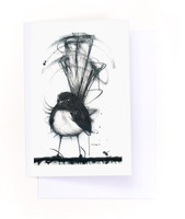 Willy Wagtail A Card