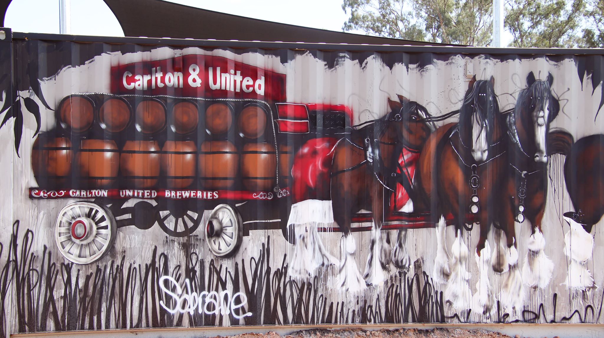 Bundalong Tavern Mural