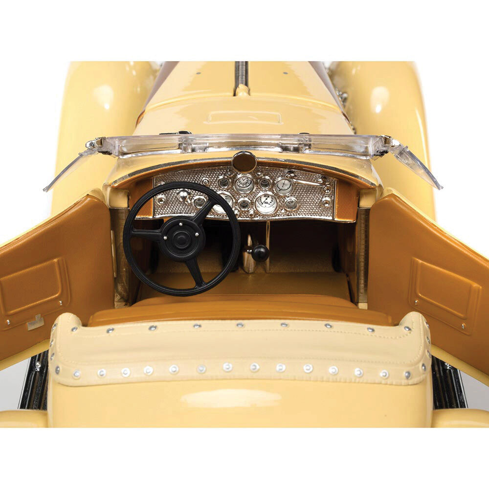 1935 Duesenberg SSJ Ertl 1:18 diecast Model Blue over Silver Tu-Tone