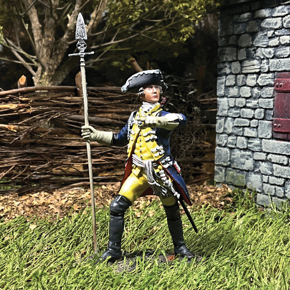 Hessian Leib Infantry Regiment Officer, 1776 1/30 Figure WILLIAM