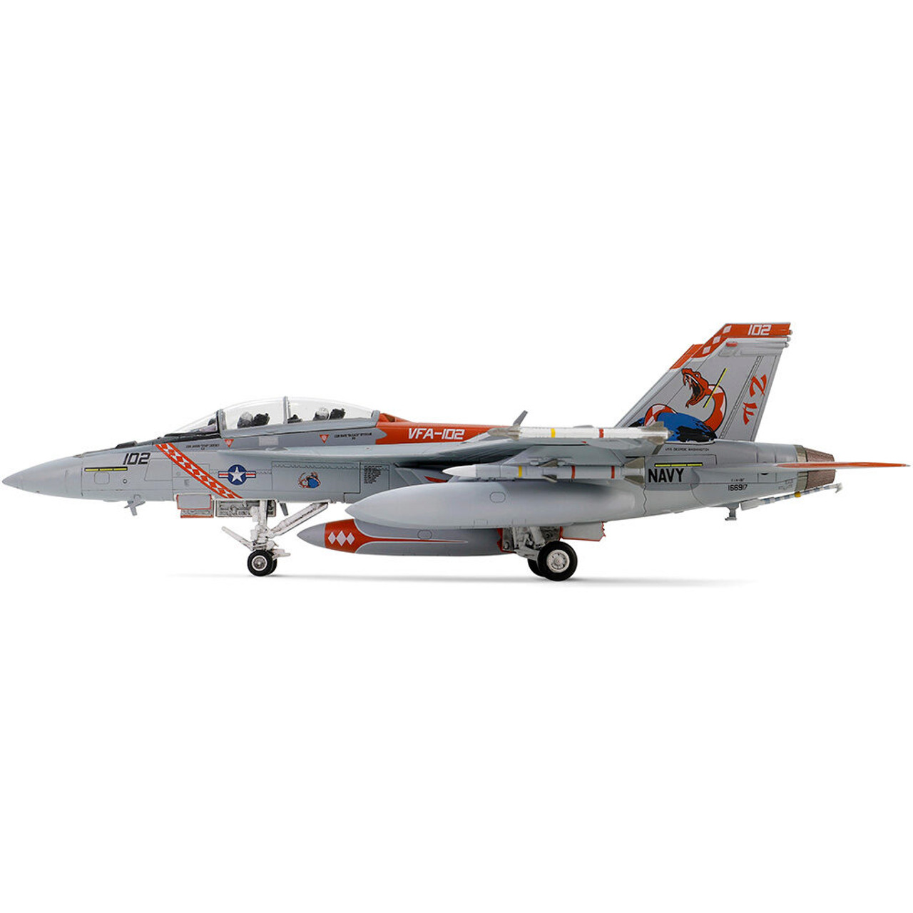 Wittywings 1/72 F/A-18E SUPER HORNET 訳あり Blue Angels #7 F/A-18E Super Hornet US Navy 2021 JC wings