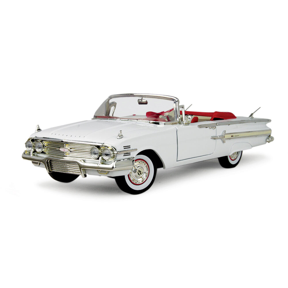 1960 Chevy Impala Convertible - White | Historic Aviation Collectibles