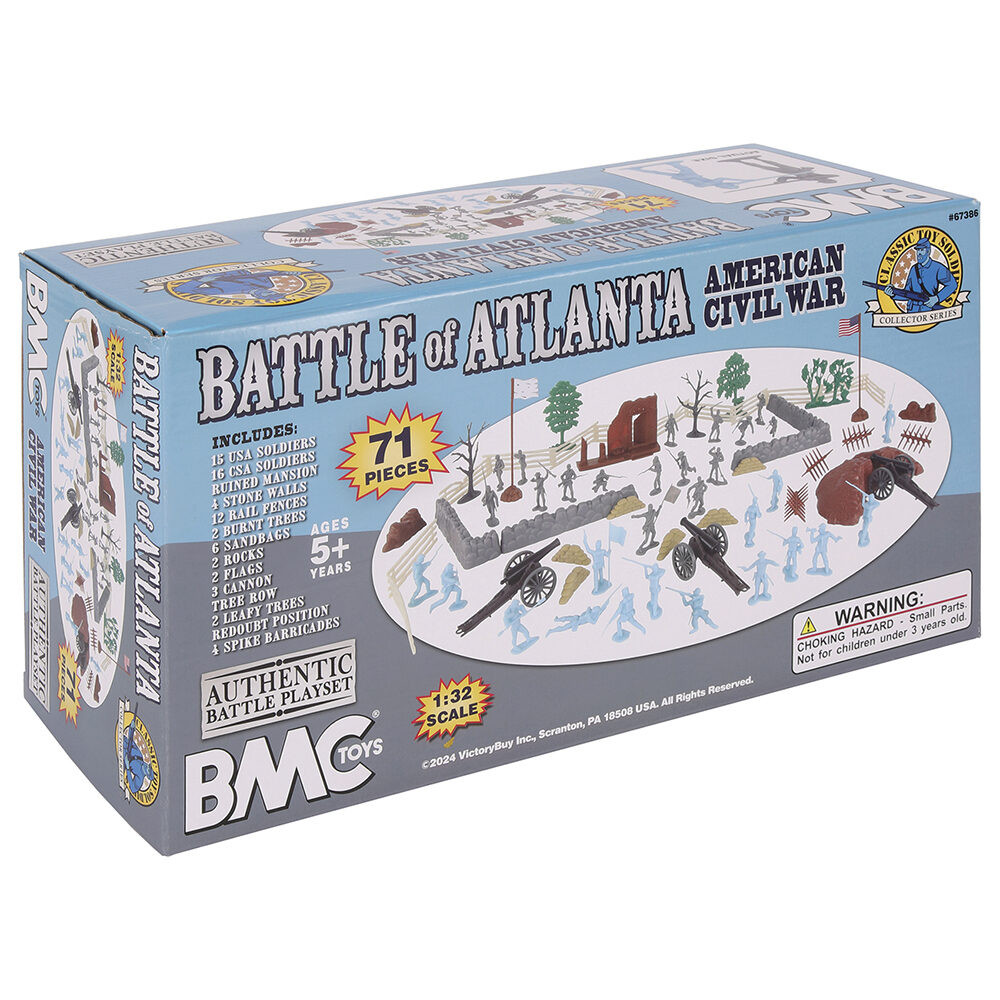 Battle of Atlanta 71pc Playset VictoryBuy (BMC-67385) | Historic