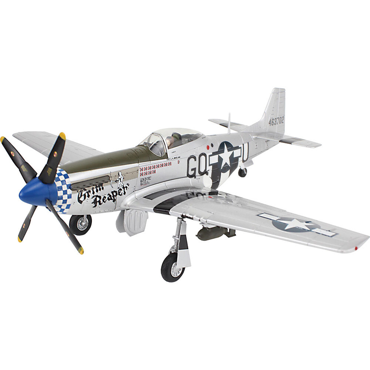 豪華で新しい P-51D Mustang 1/48 Die Cast Model - HA7755 355th FS, 9th 軍用機