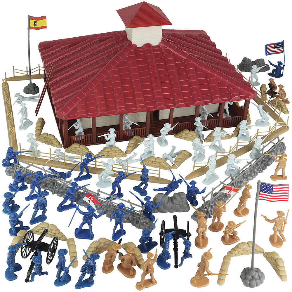 The Rough Riders Charge Up San Juan Hill 1/32 Plastic Set BMC