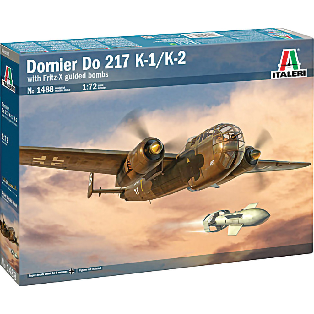 Dornier Do 217 K-1/K-2 with Fritz-X Guided Bombs 1/72 Kit