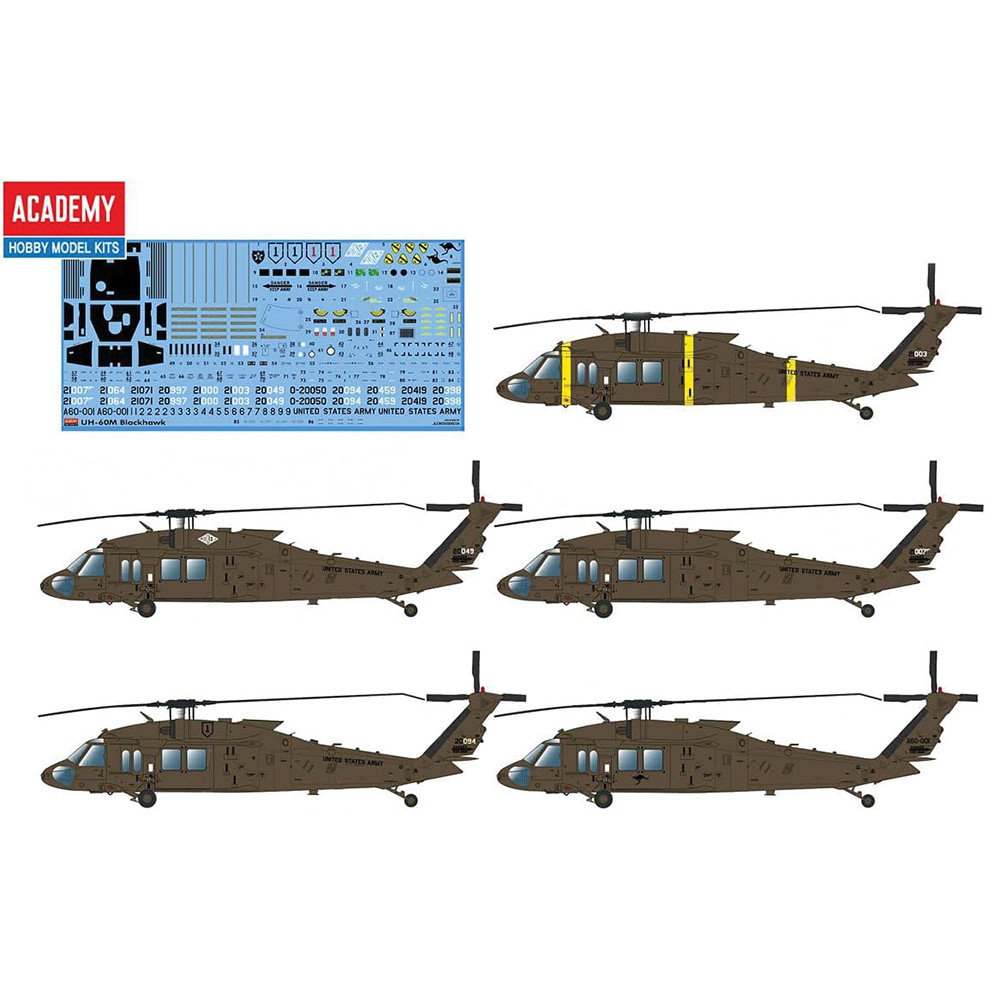UH-60M Black Hawk 1/35 Kit Academy (12135) | Historic Aviation