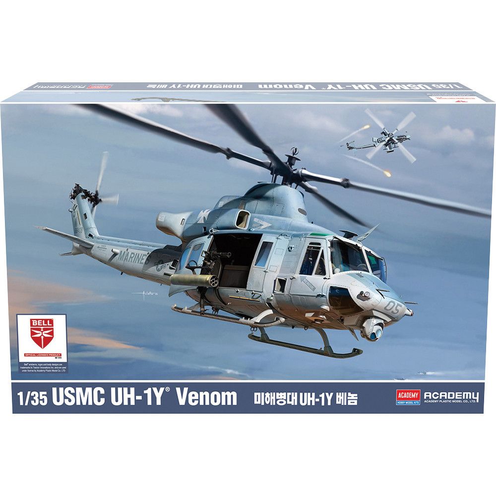 UH-1Y Venom 1/35 Kit ACADEMY (12138) | Historic Aviation Collectibles