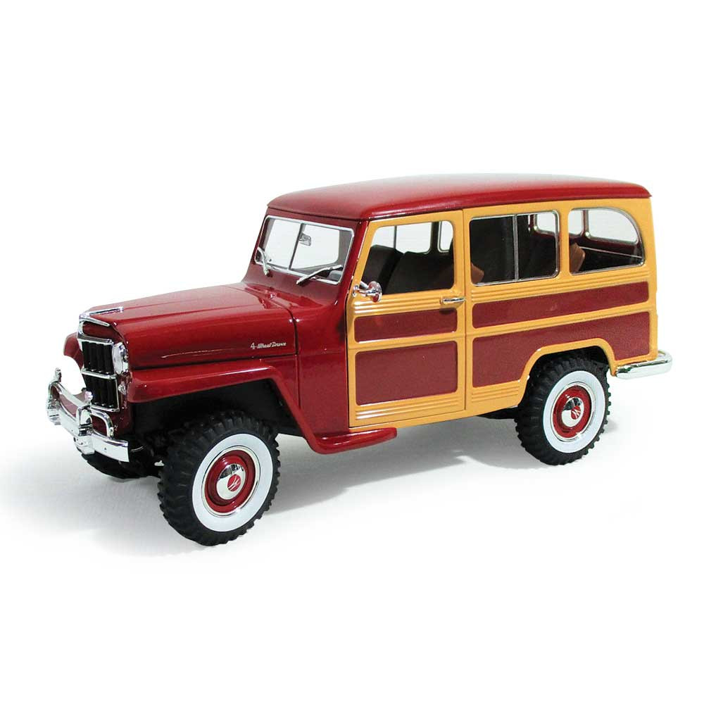 1955 Willys Jeeps Station Wagon 1/18 Die Cast Model | Historic