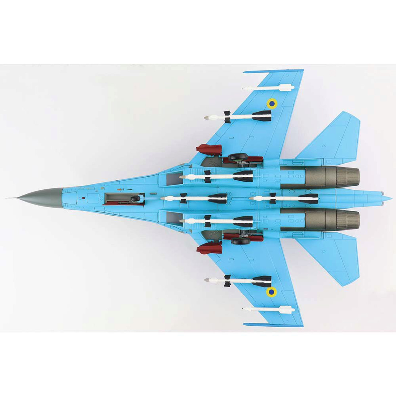 Su-27 Flanker B 1/72 Die Cast Model - HA6015 Ukrainian Air Force 