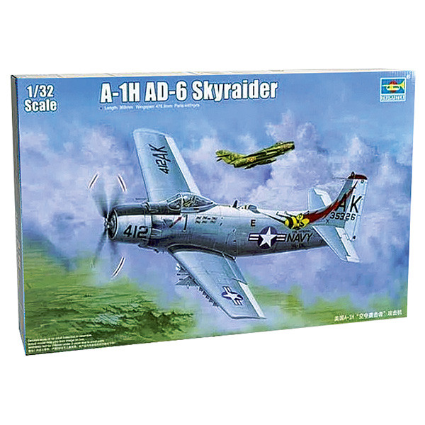Douglas A-1H AD-6 Skyraider 1/32 Kit | Historic Aviation Collectibles