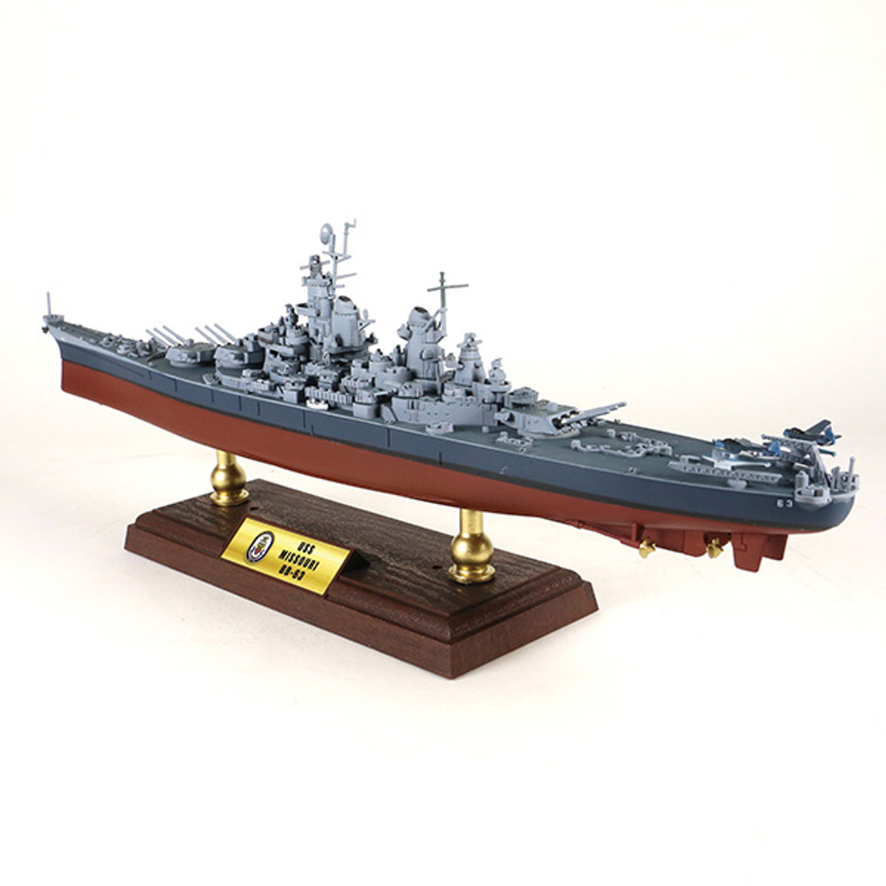 uss missouri diecast model