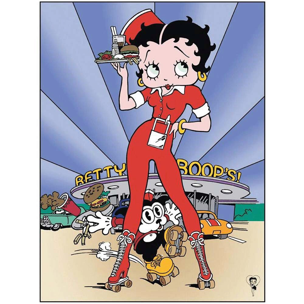Betty Boop Diner Metal Sign | Historic Aviation Collectibles