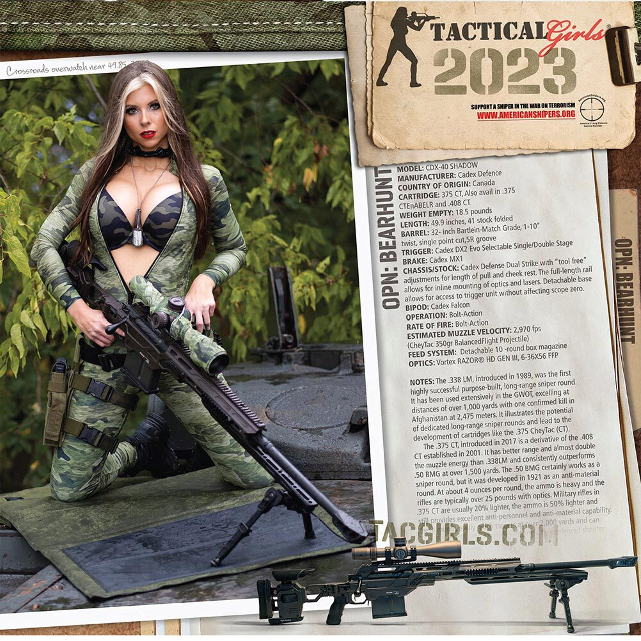 girls with guns calendar